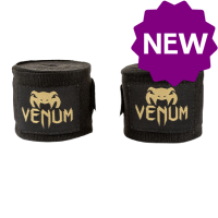 Venum - Kontact Boxing Handwraps - 4.5m - (Black/Gold)